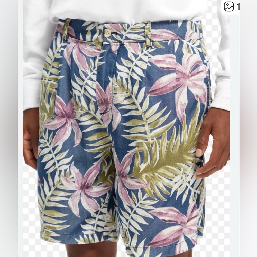 Scotch & Soda NWT Men’s Twilt - allover printed soft shorts combo A size 33